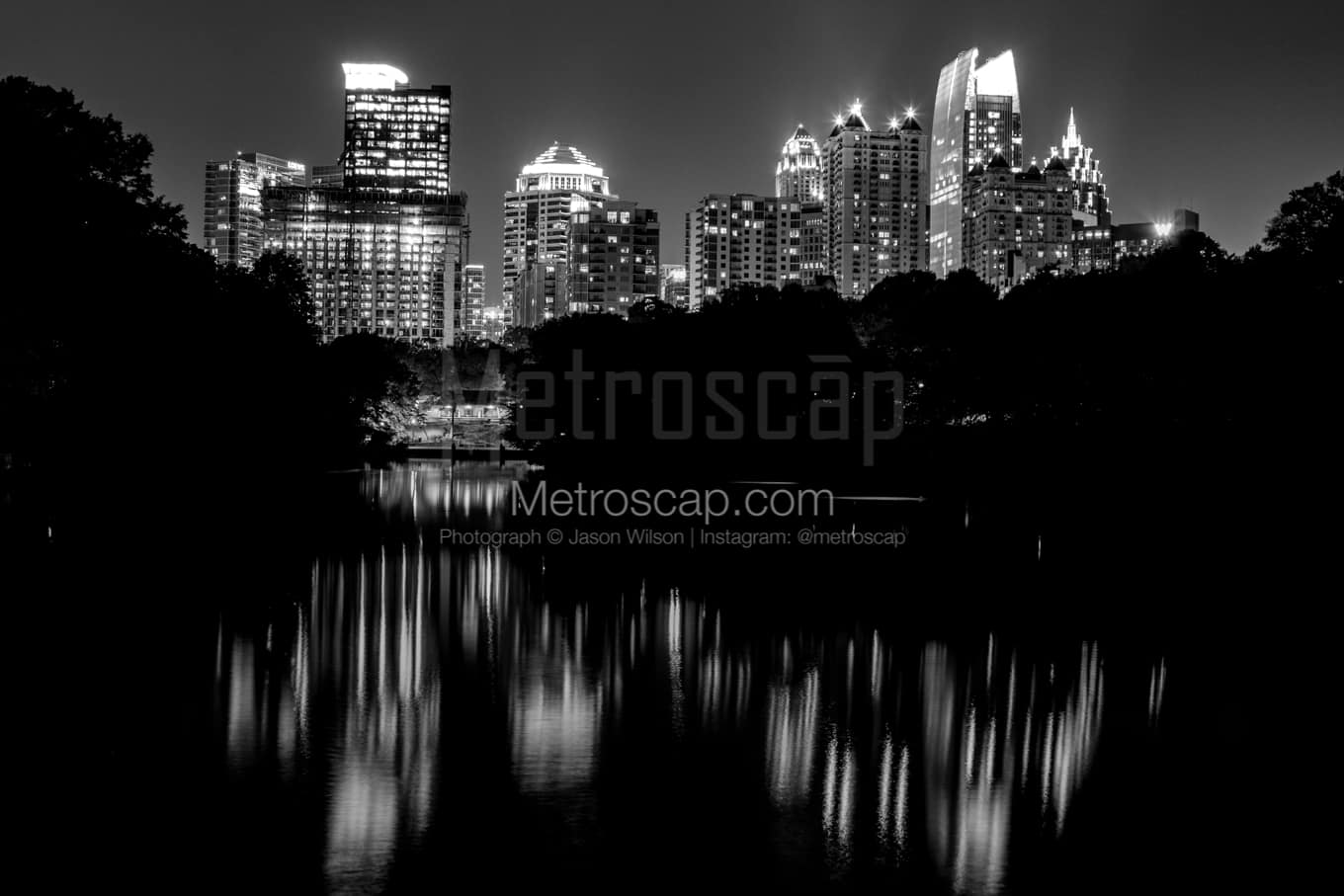 Black & White Atlanta Architecture Pictures