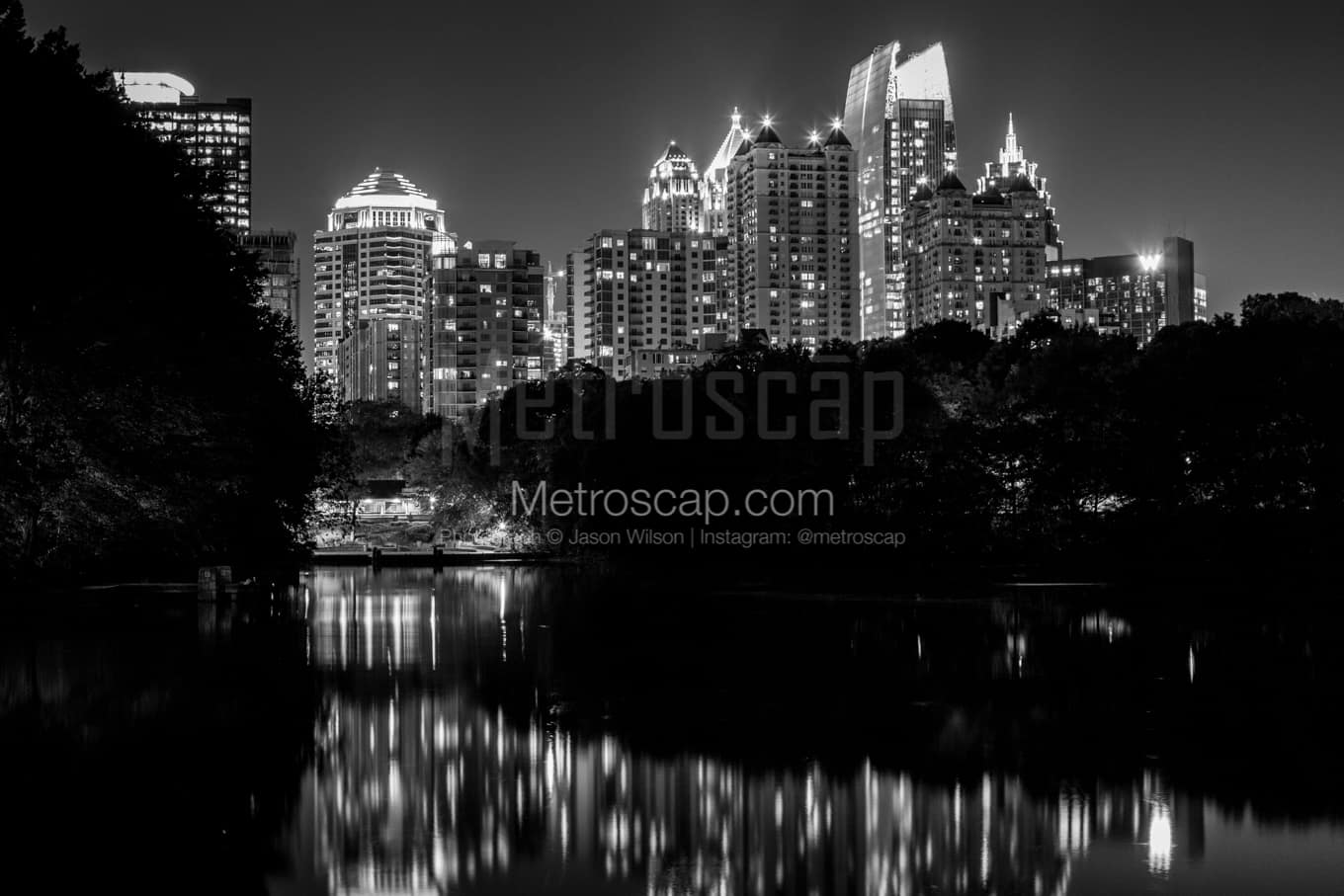 Black & White Atlanta Architecture Pictures