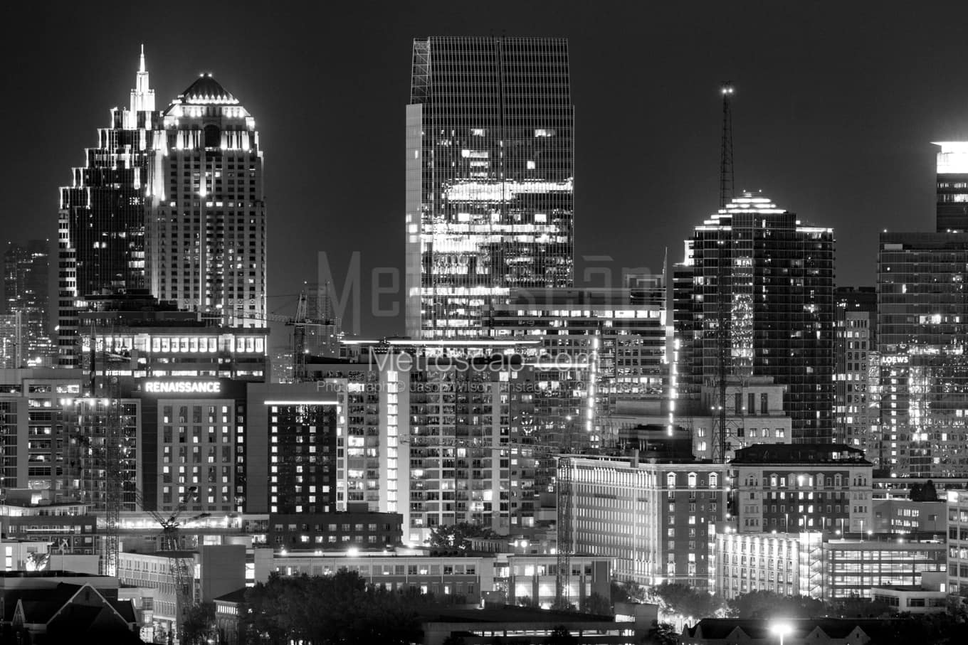 Black & White Atlanta Architecture Pictures