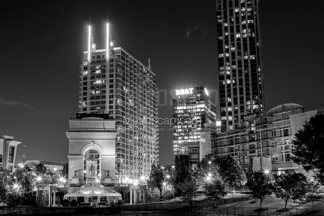 Black & White Atlanta Architecture Pictures