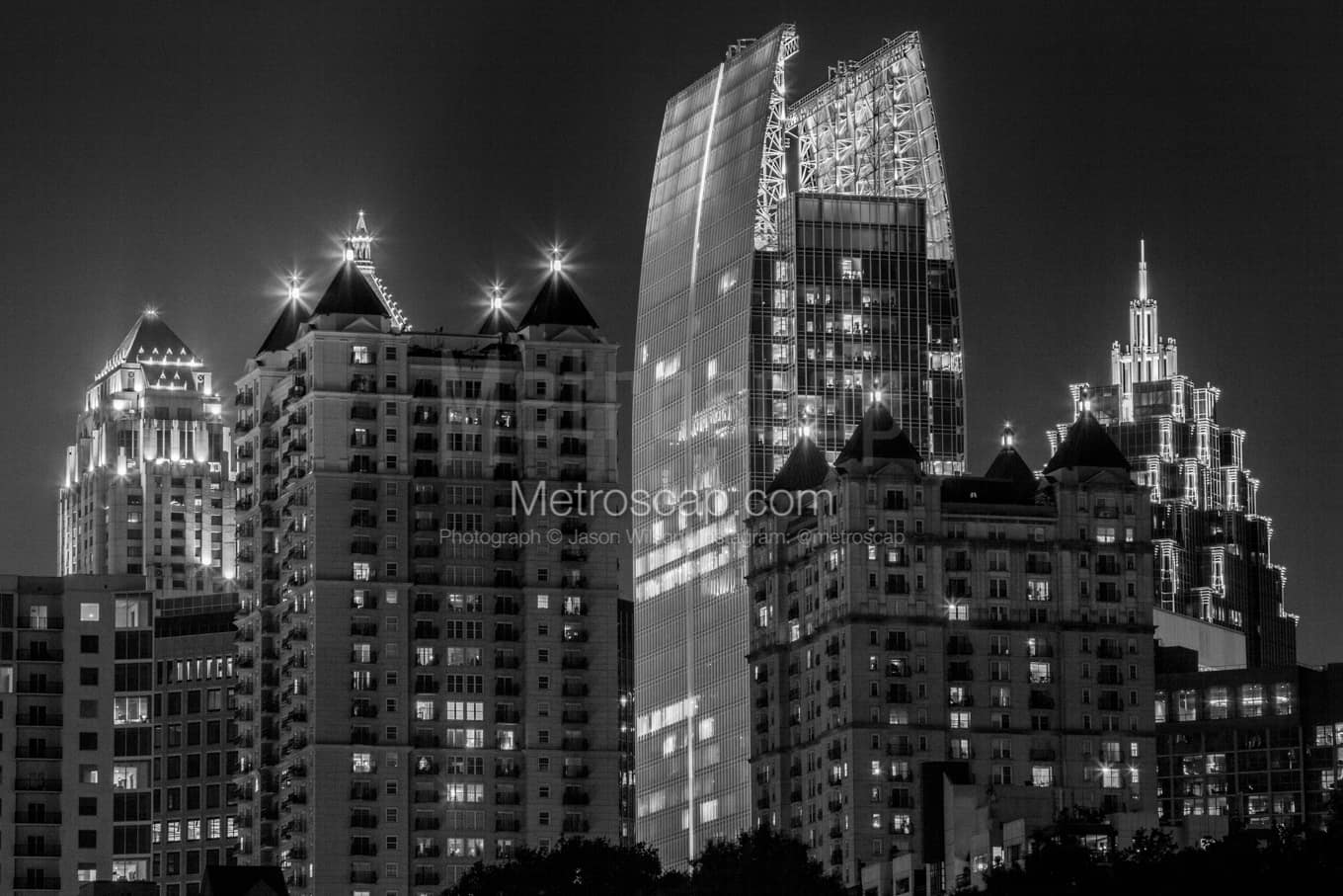 Black & White Atlanta Architecture Pictures