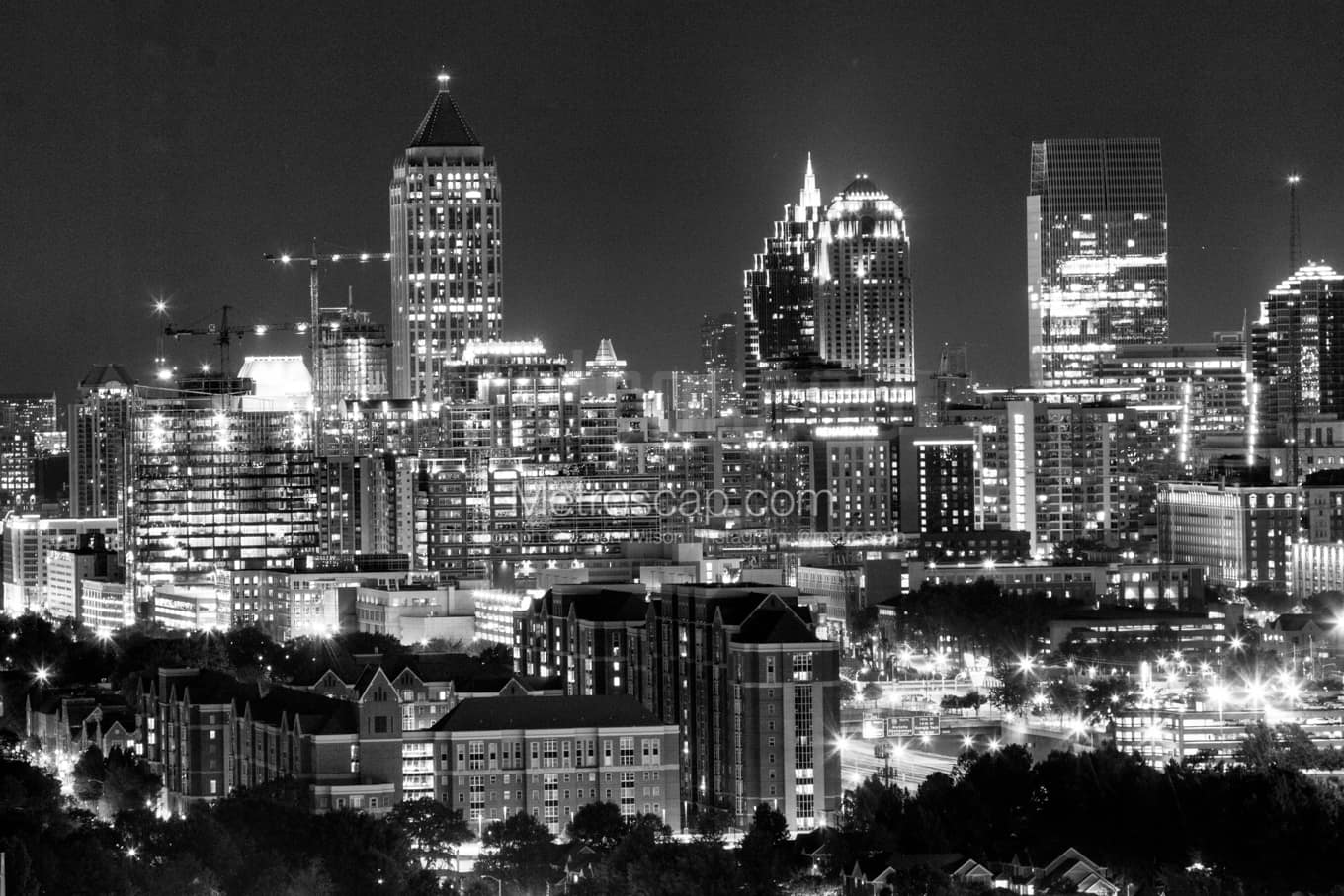 Black & White Atlanta Architecture Pictures