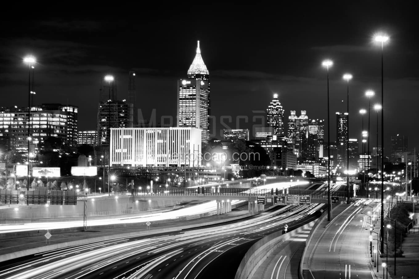 Black & White Atlanta Architecture Pictures