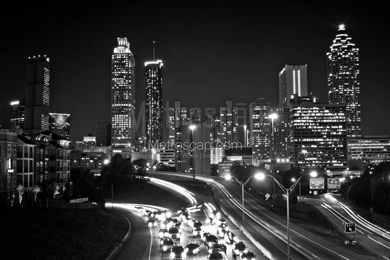 Black & White Atlanta Architecture Pictures