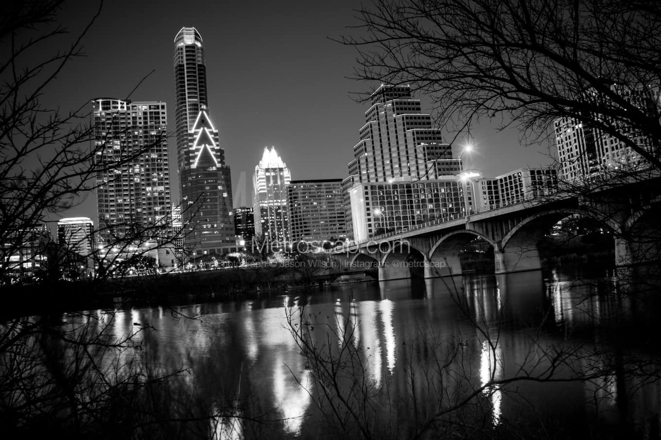 Black & White Austin Architecture Pictures