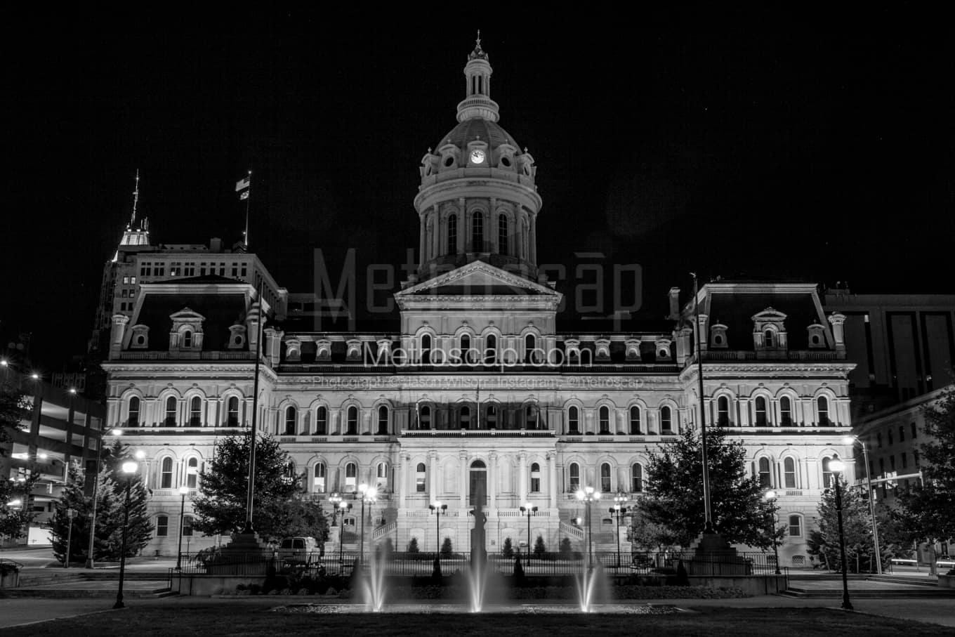 Black & White Baltimore Architecture Pictures