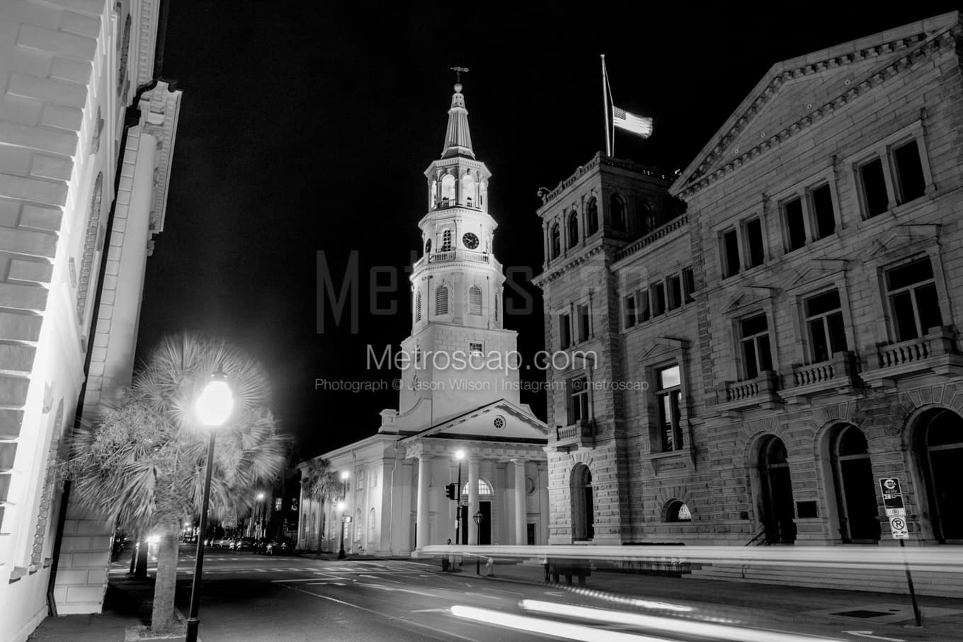 Black & White Charleston Architecture Pictures