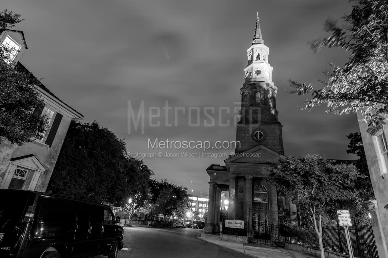 Black & White Charleston Architecture Pictures