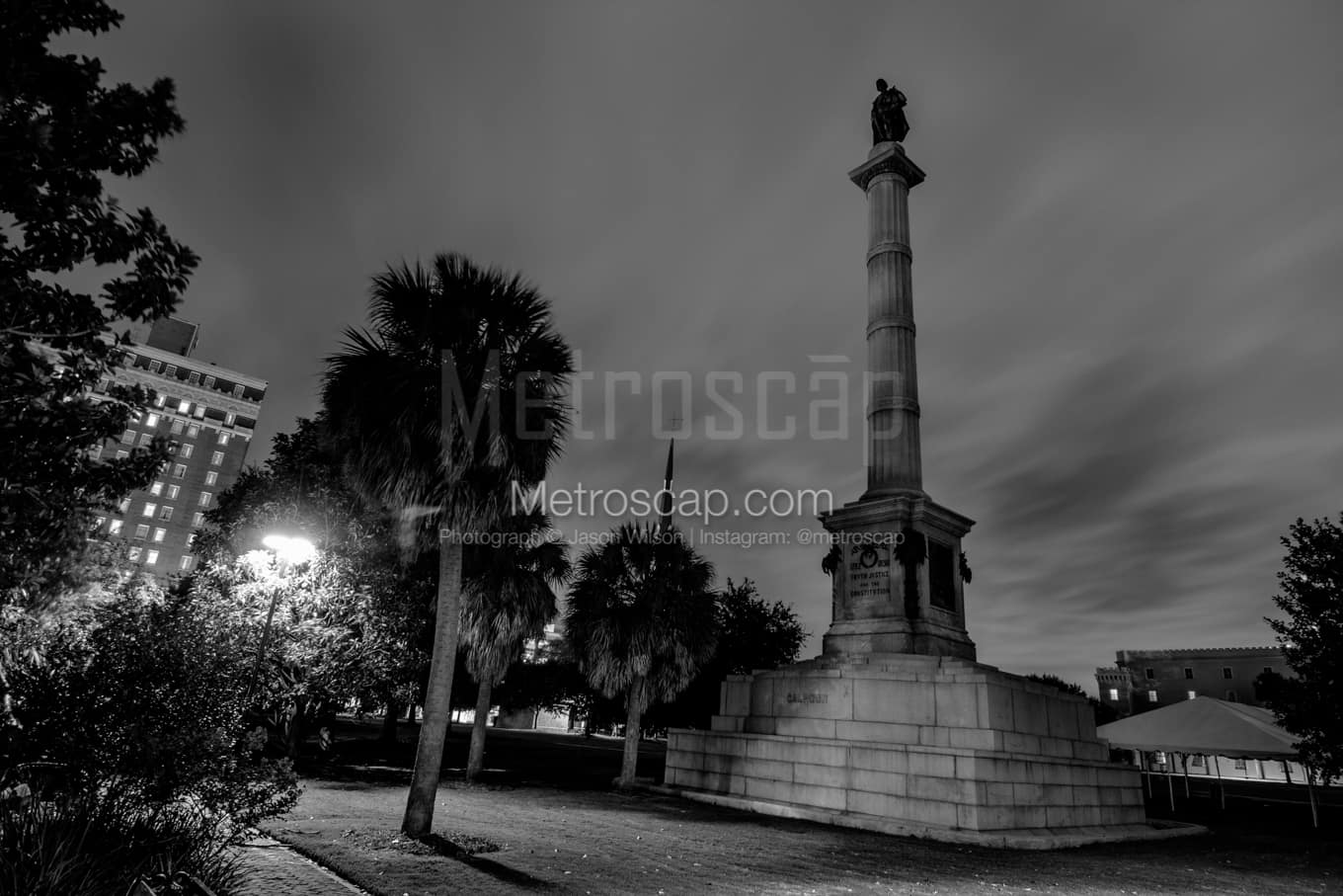 Black & White Charleston Architecture Pictures