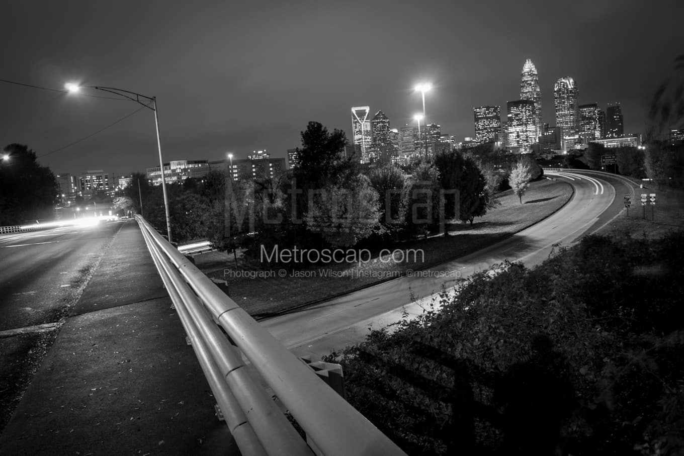 Black & White Charlotte Architecture Pictures