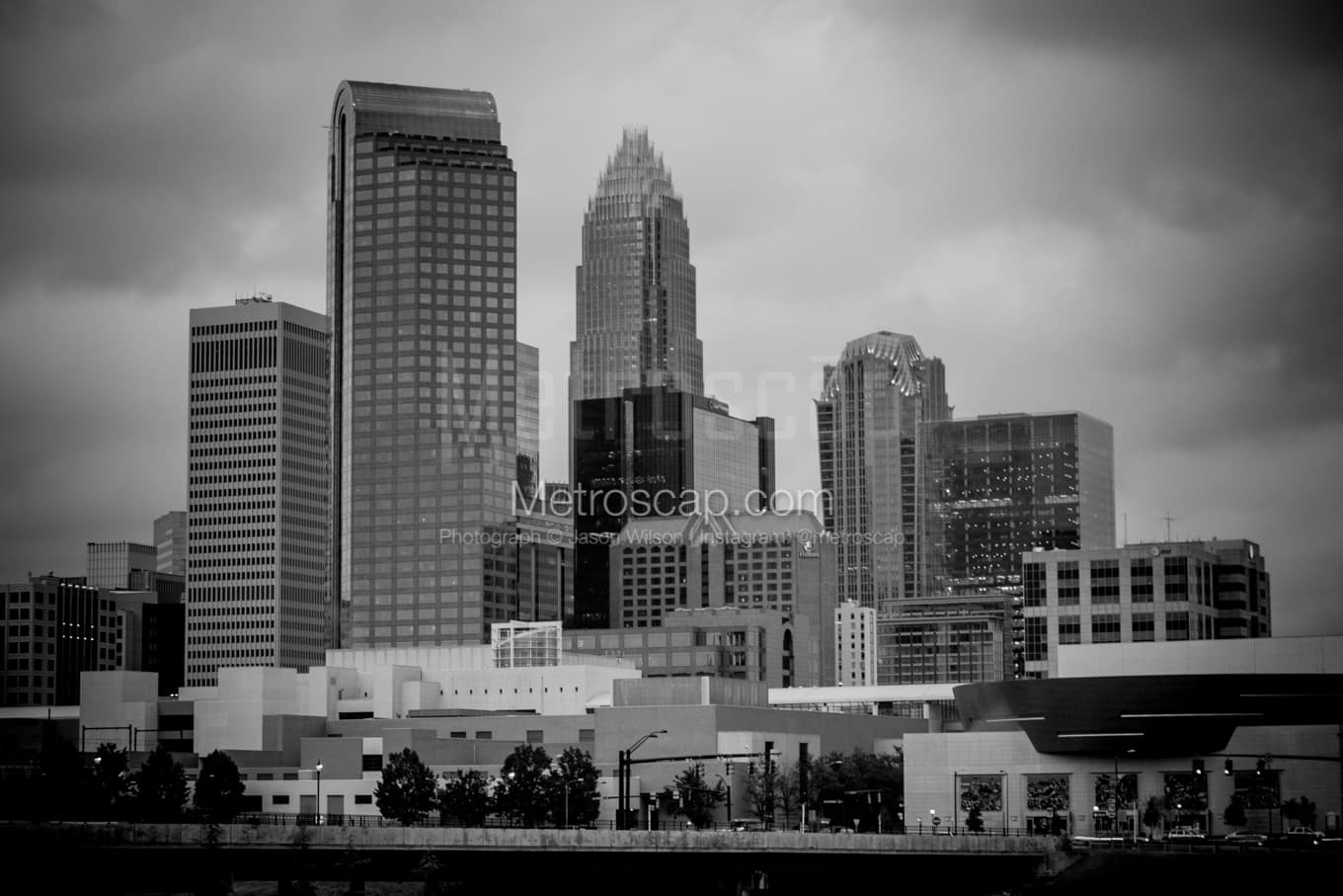 Black & White Charlotte Architecture Pictures