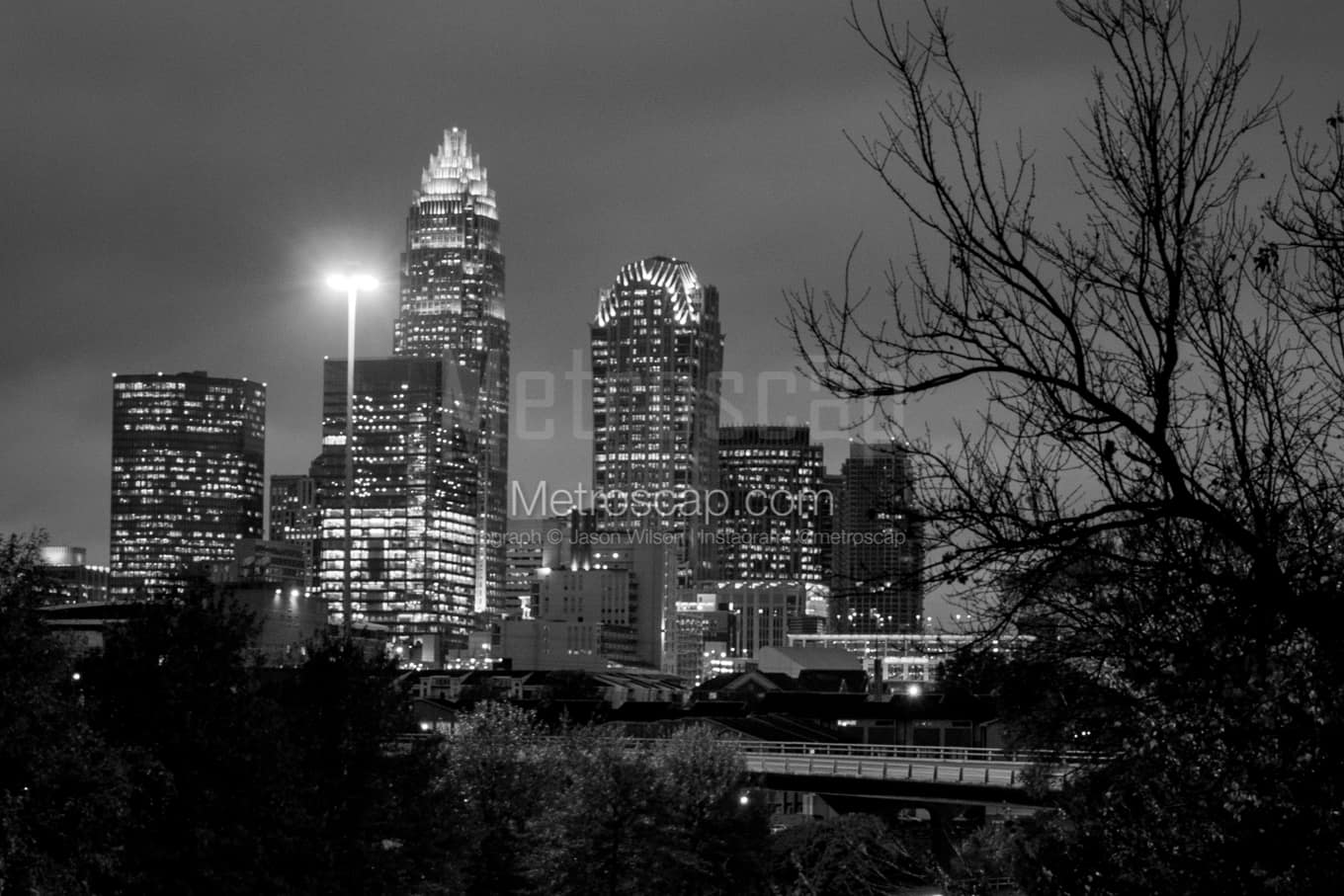 Black & White Charlotte Architecture Pictures