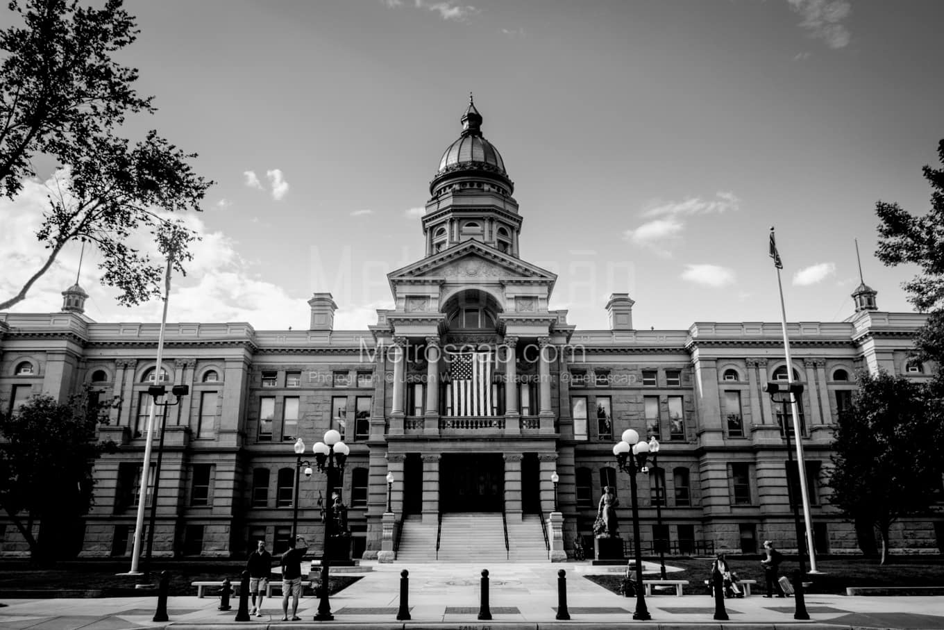 Black & White Cheyenne Architecture Pictures