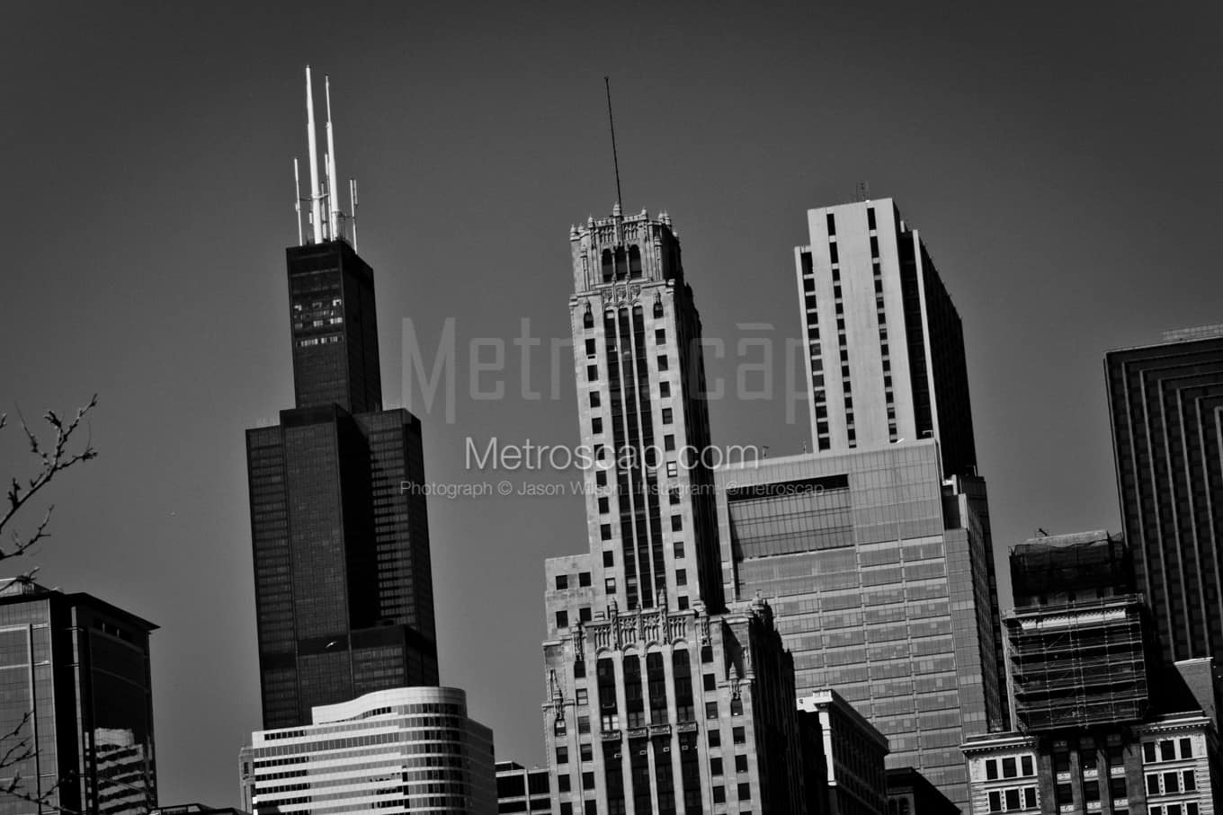 Black & White Chicago Architecture Pictures