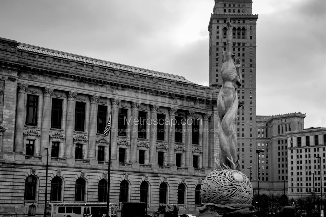 Black & White Cleveland Architecture Pictures