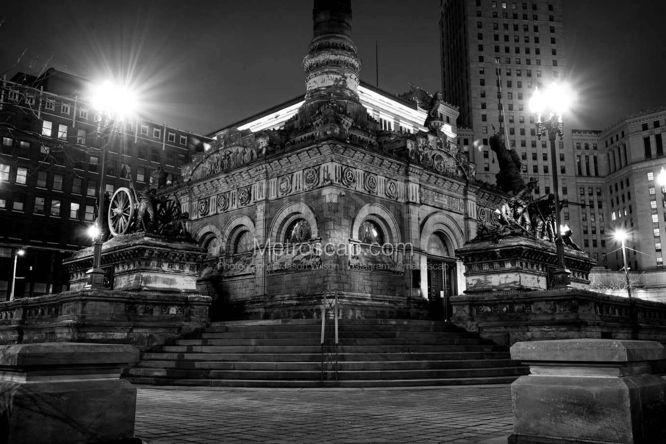 Black & White Cleveland Architecture Pictures