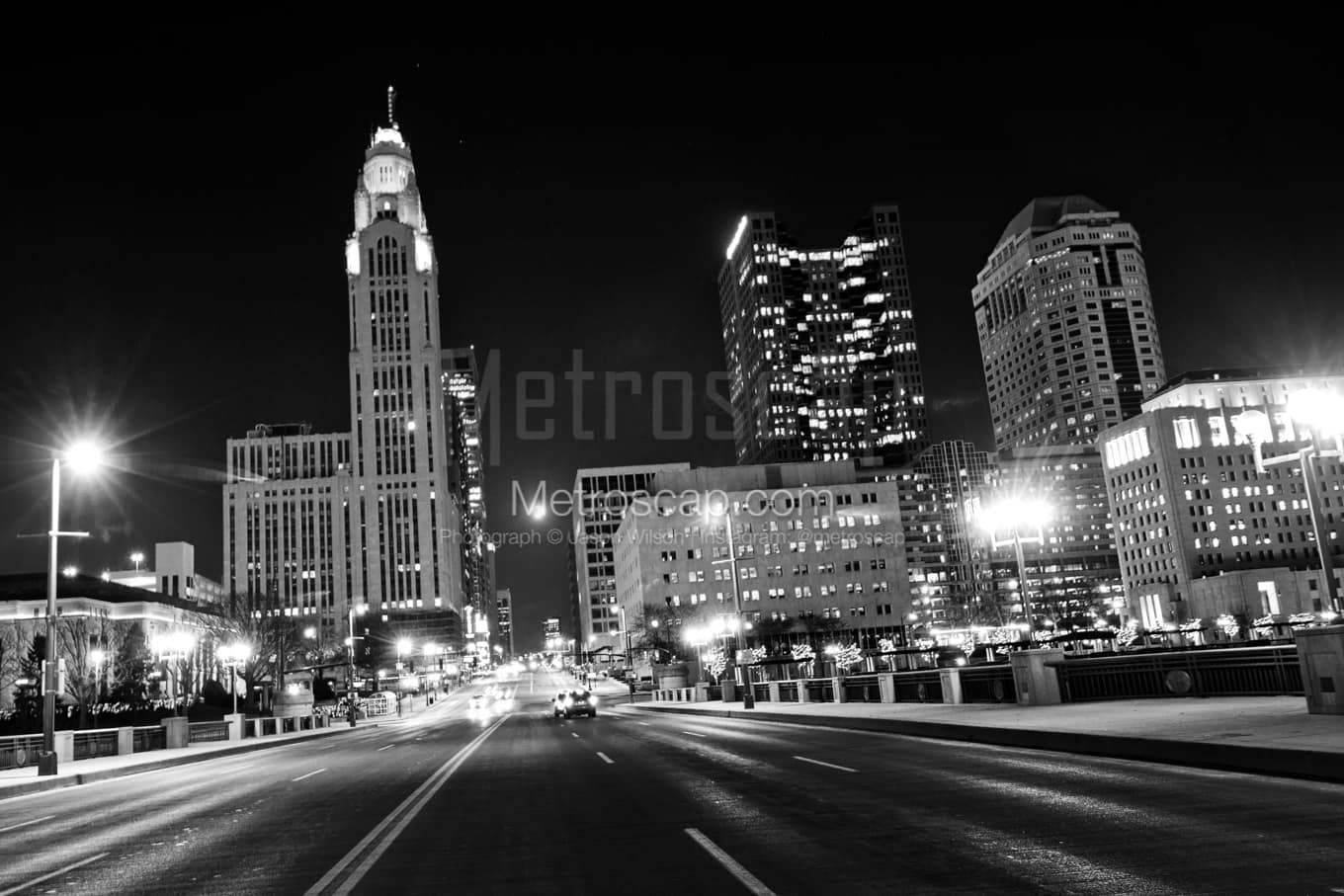 Black & White Columbus Architecture Pictures