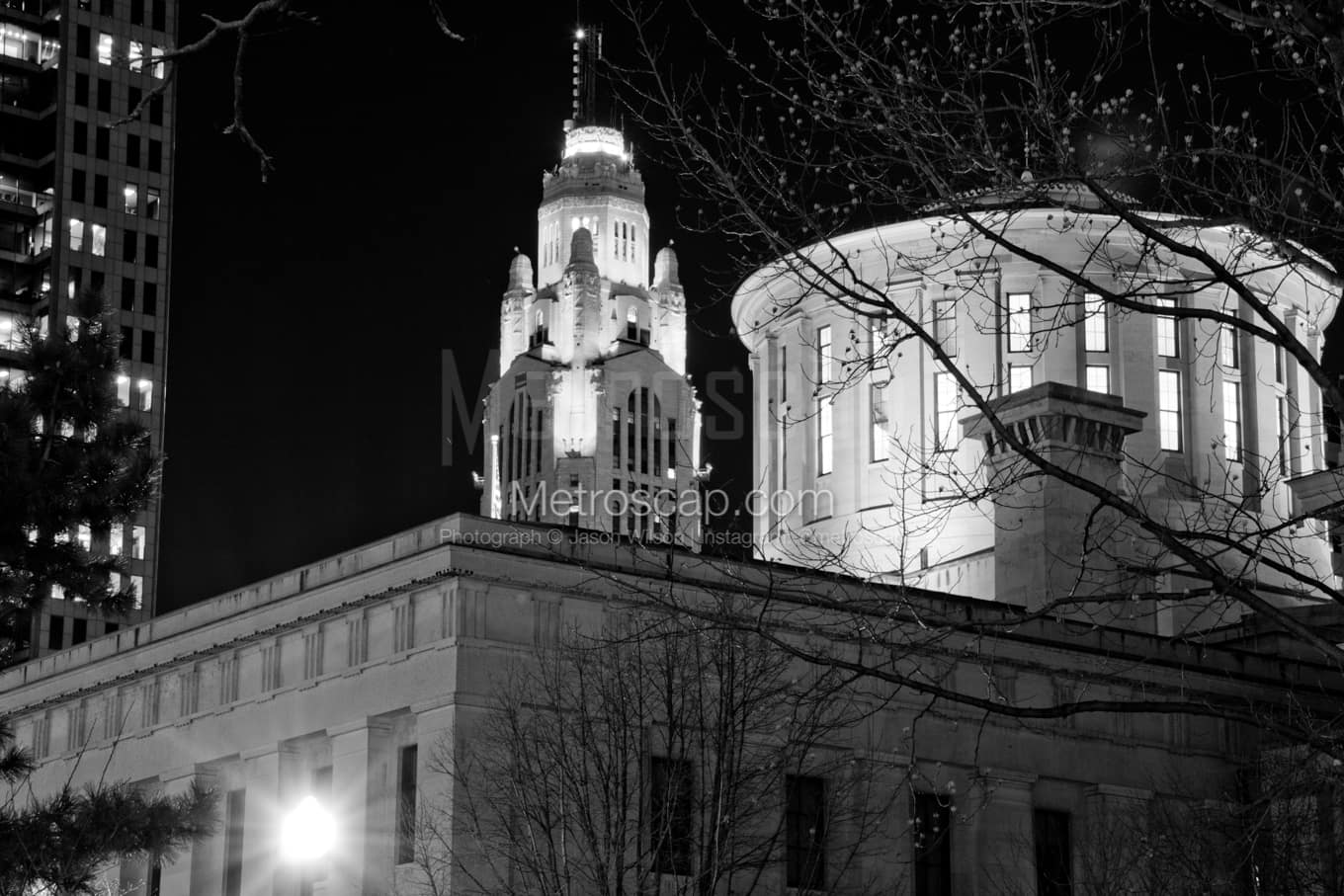 Black & White Columbus Architecture Pictures