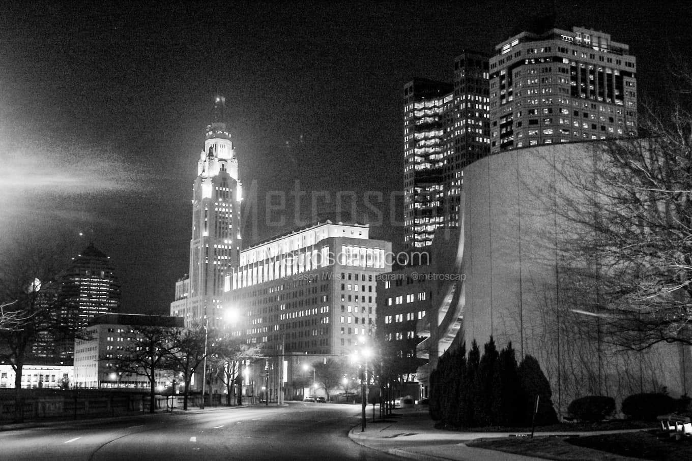 Black & White Columbus Architecture Pictures