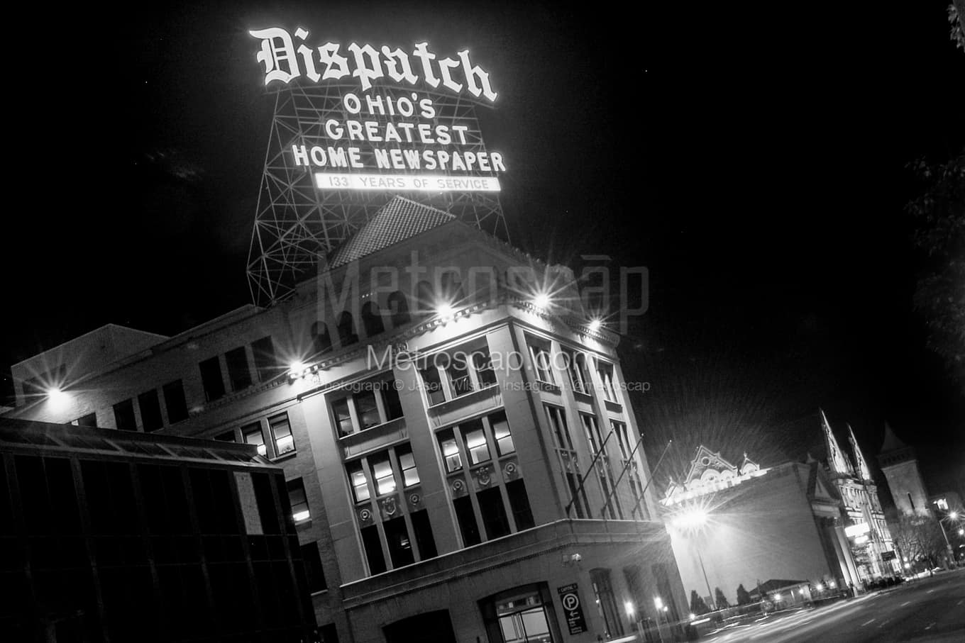 Black & White Columbus Architecture Pictures