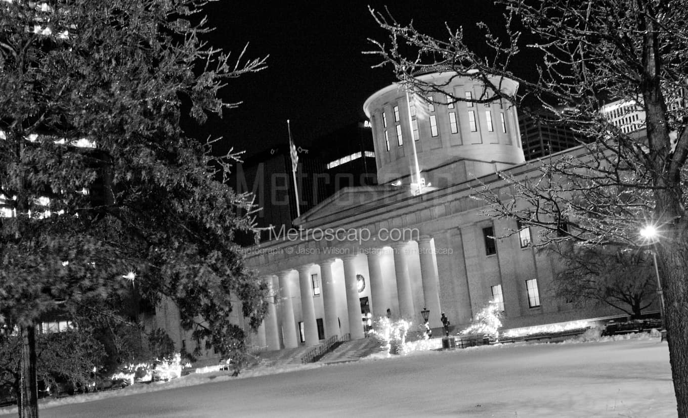 Black & White Columbus Architecture Pictures