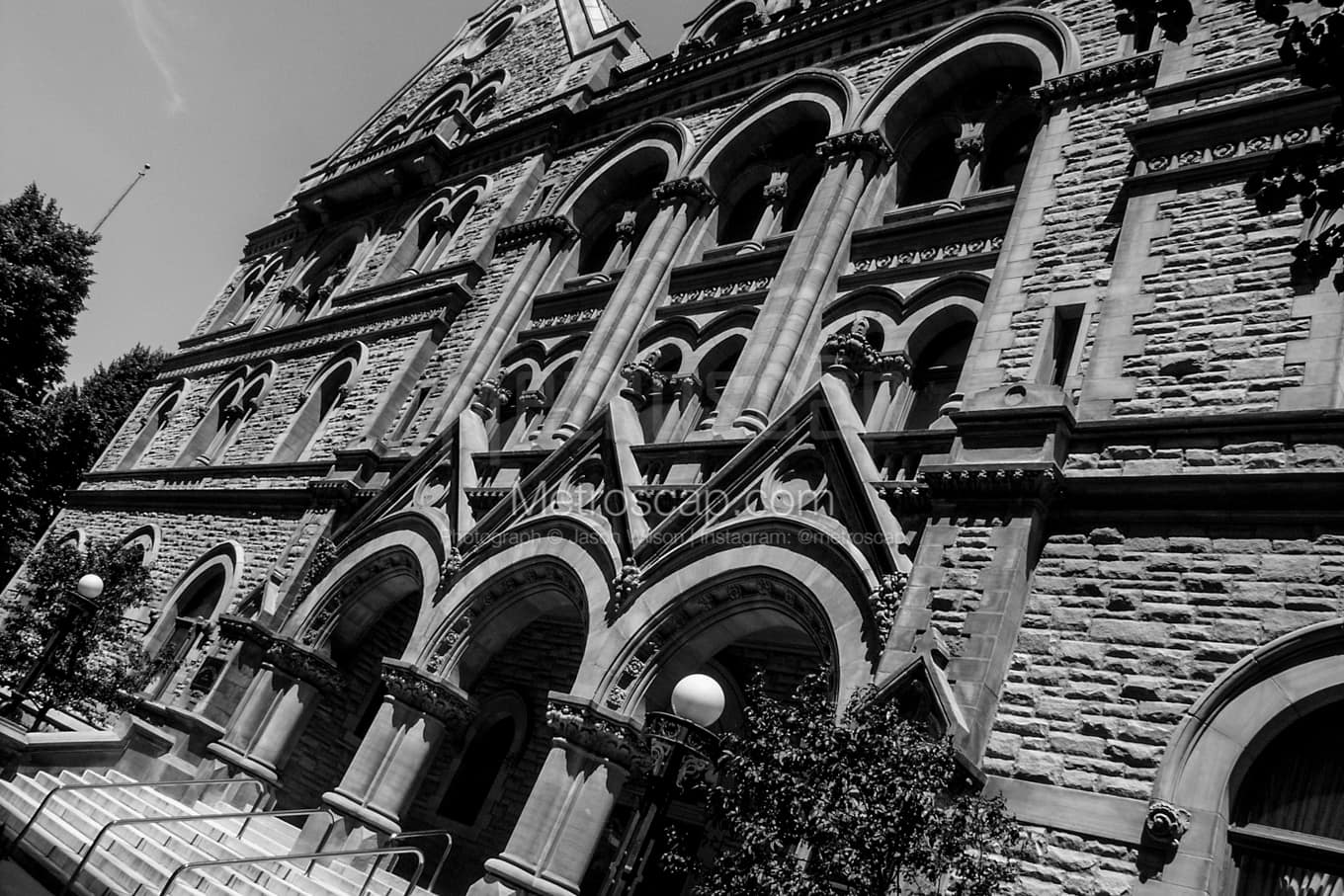 Black & White Columbus Architecture Pictures