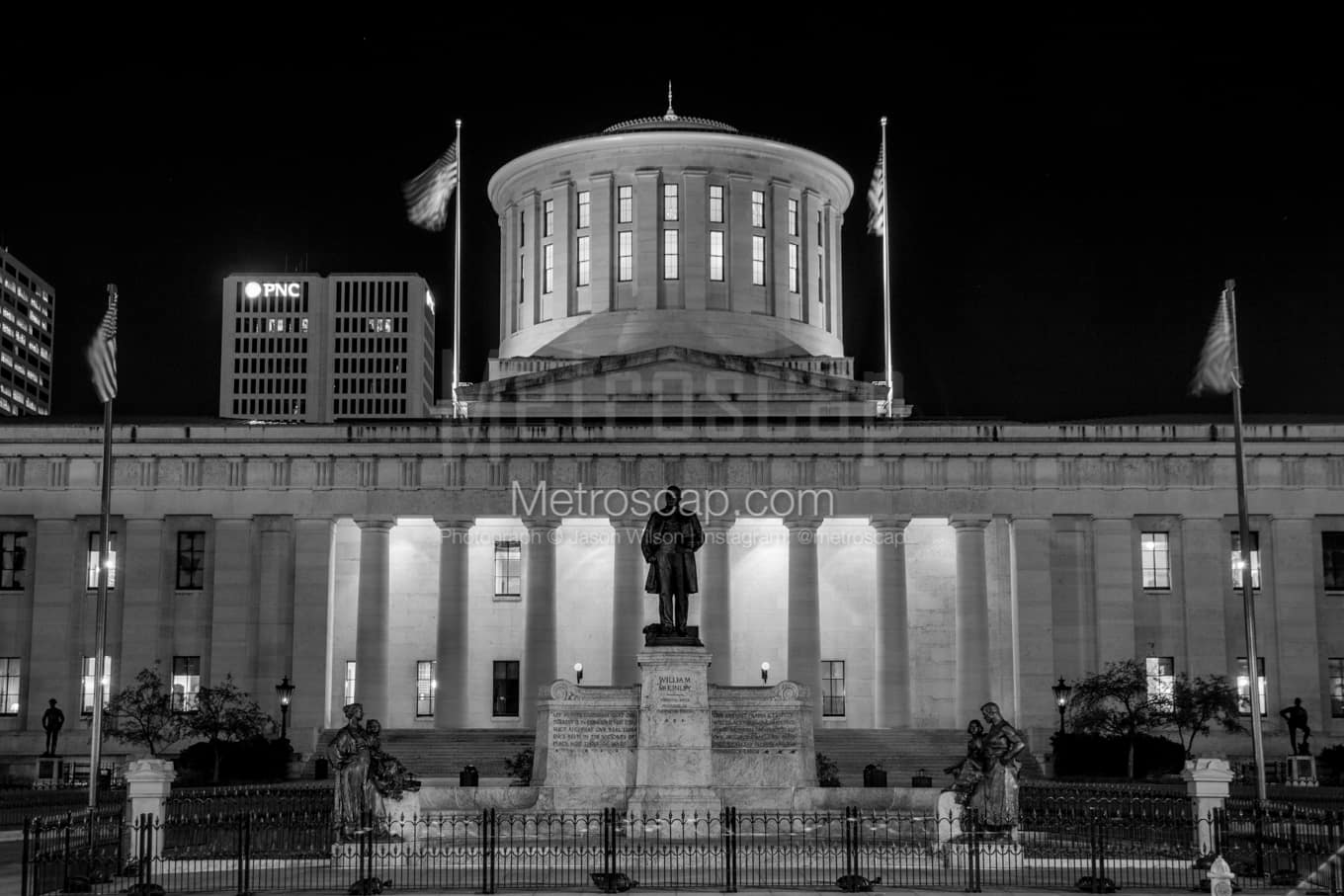 Black & White Columbus Architecture Pictures