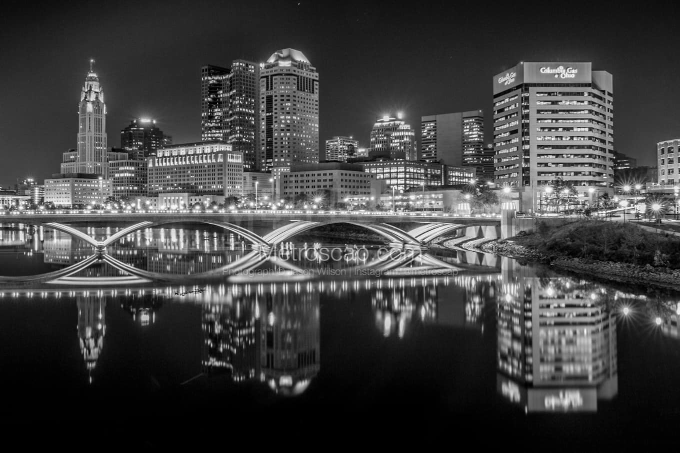 Black & White Columbus Architecture Pictures