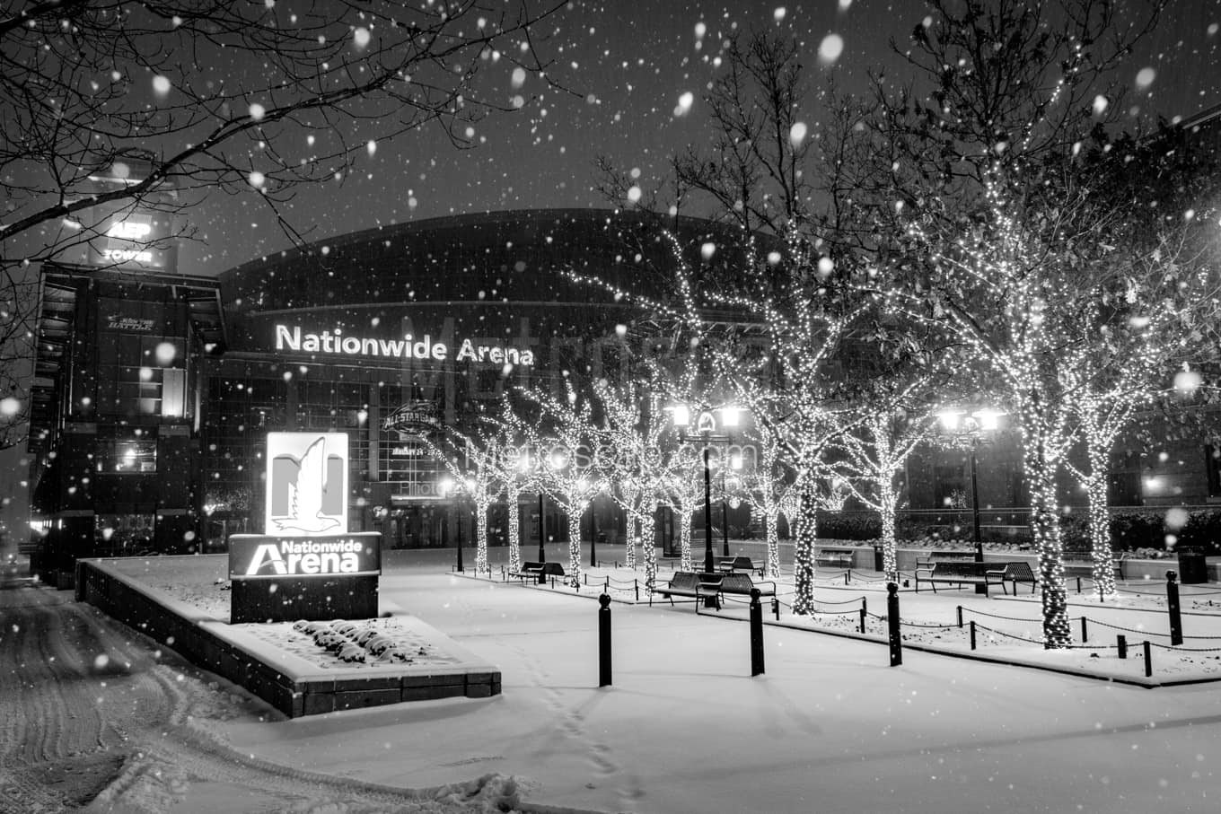 Black & White Columbus Architecture Pictures