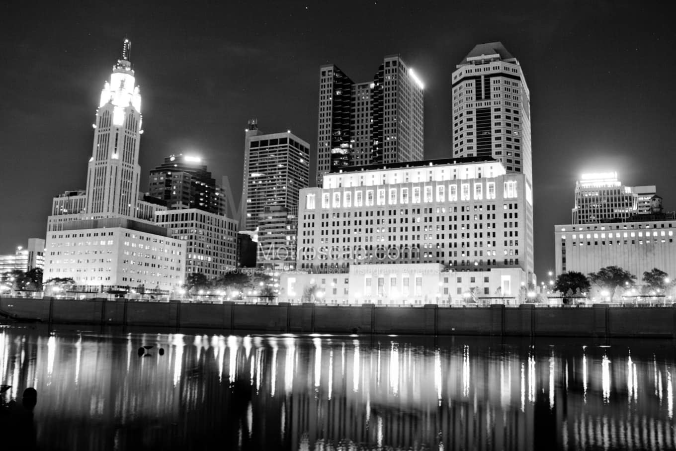 Black & White Columbus Architecture Pictures