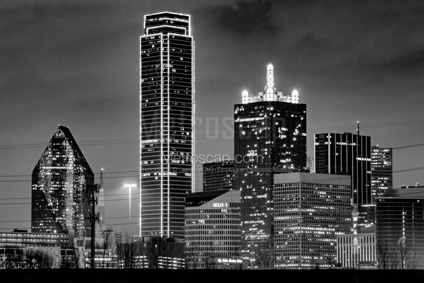 Black & White Dallas Architecture Pictures