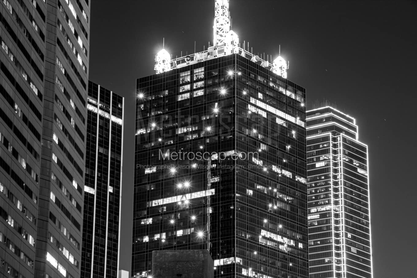 Black & White Dallas Architecture Pictures