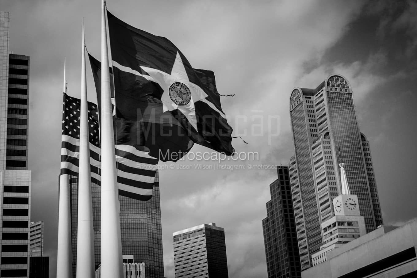 Black & White Dallas Architecture Pictures