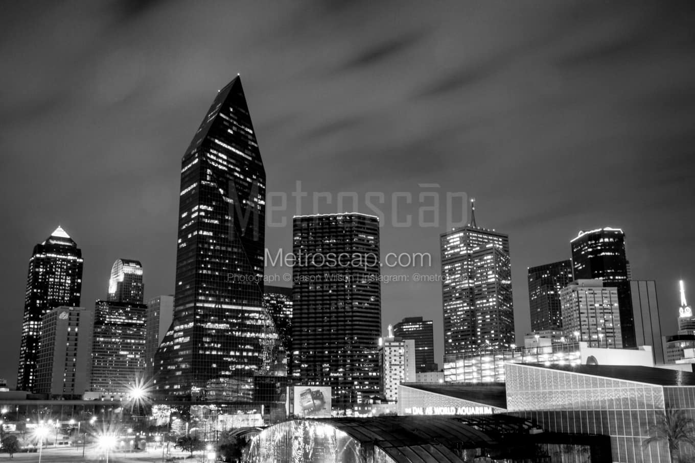 Black & White Dallas Architecture Pictures