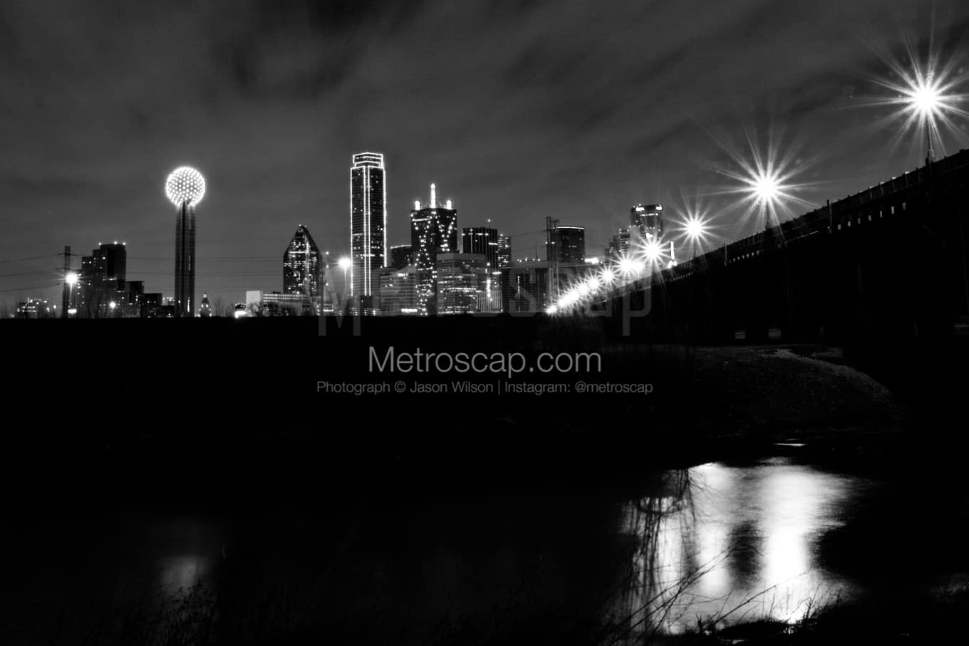 Black & White Dallas Architecture Pictures