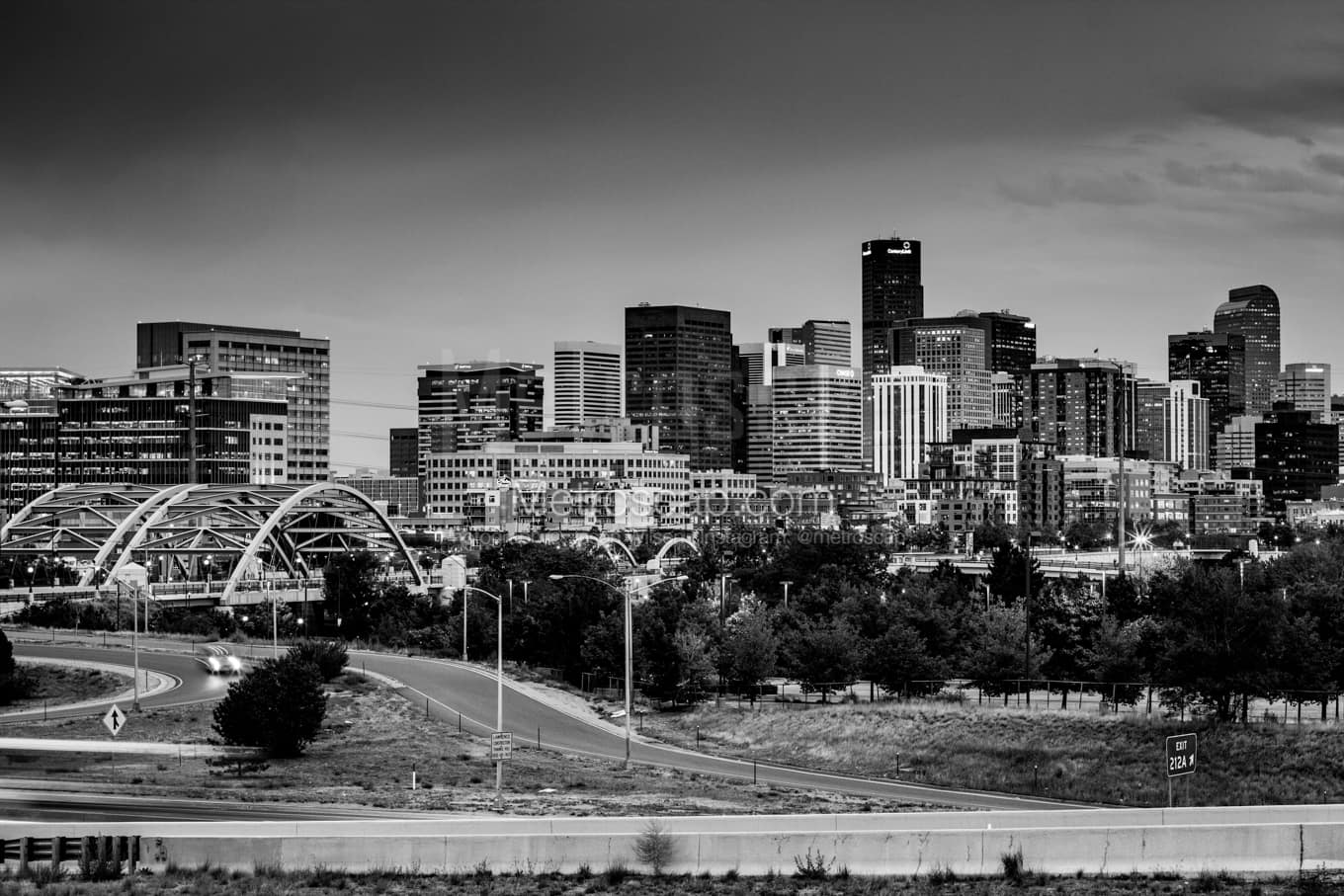 Black & White Denver Architecture Pictures