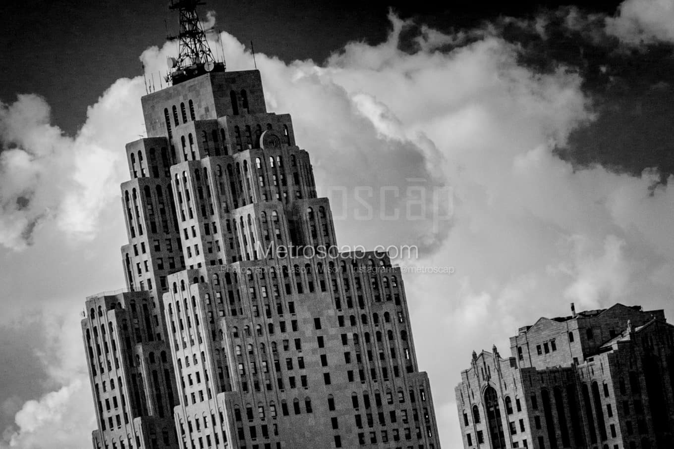 Black & White Detroit Architecture Pictures