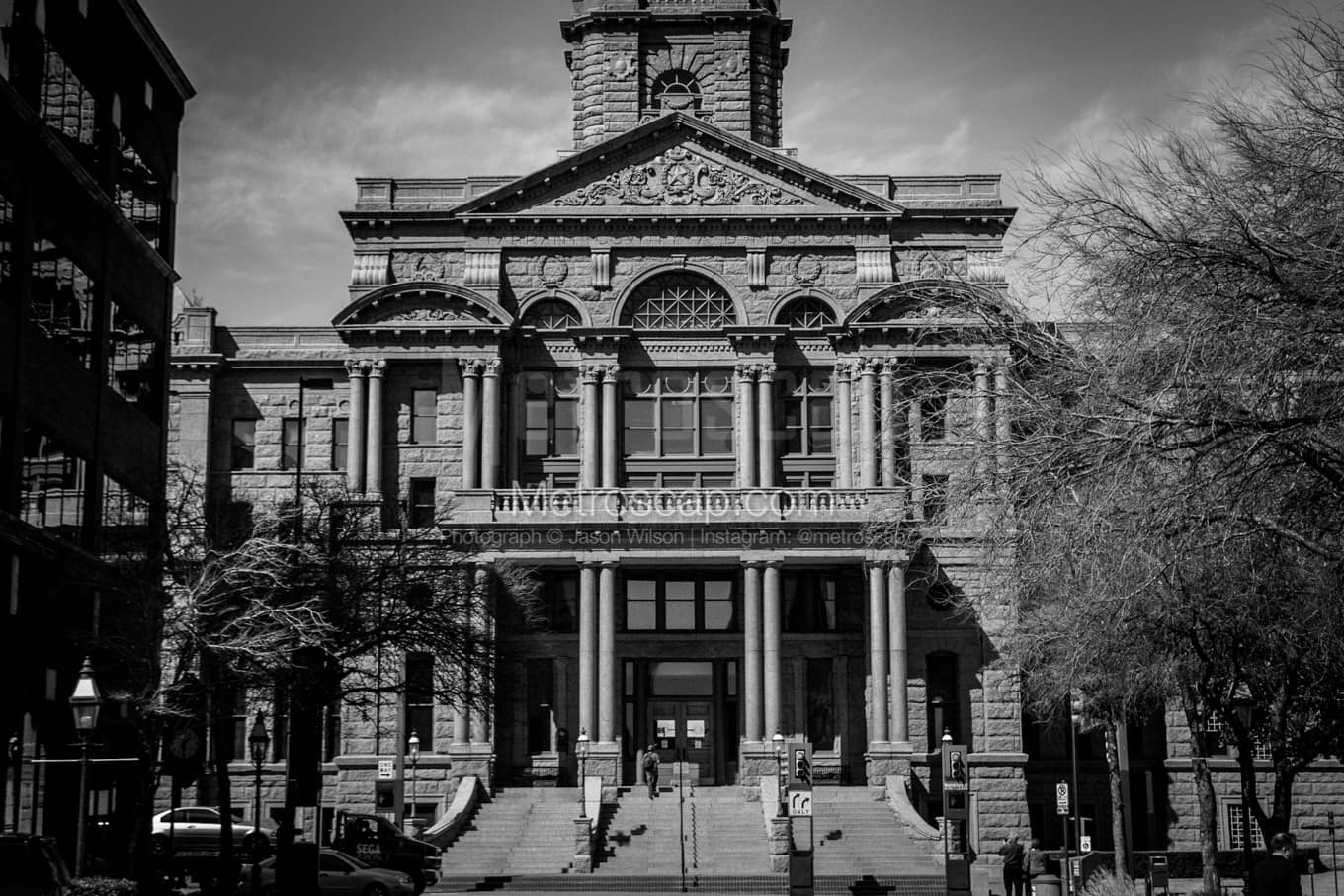 Black & White Fort Worth Architecture Pictures