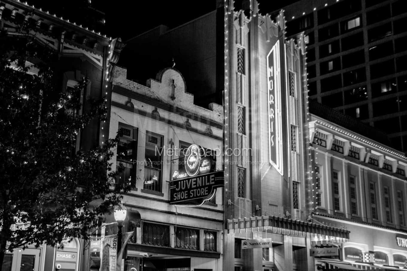 Black & White Fort Worth Architecture Pictures