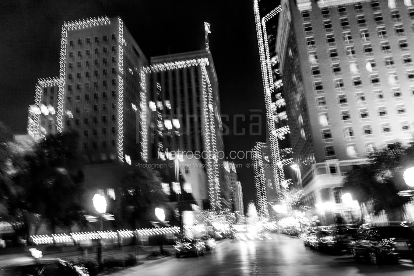 Black & White Fort Worth Architecture Pictures