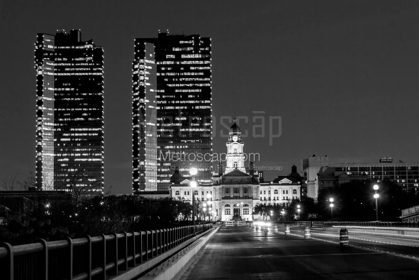 Black & White Fort Worth Architecture Pictures