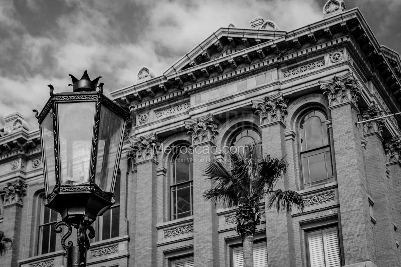 Black & White Galveston Architecture Pictures