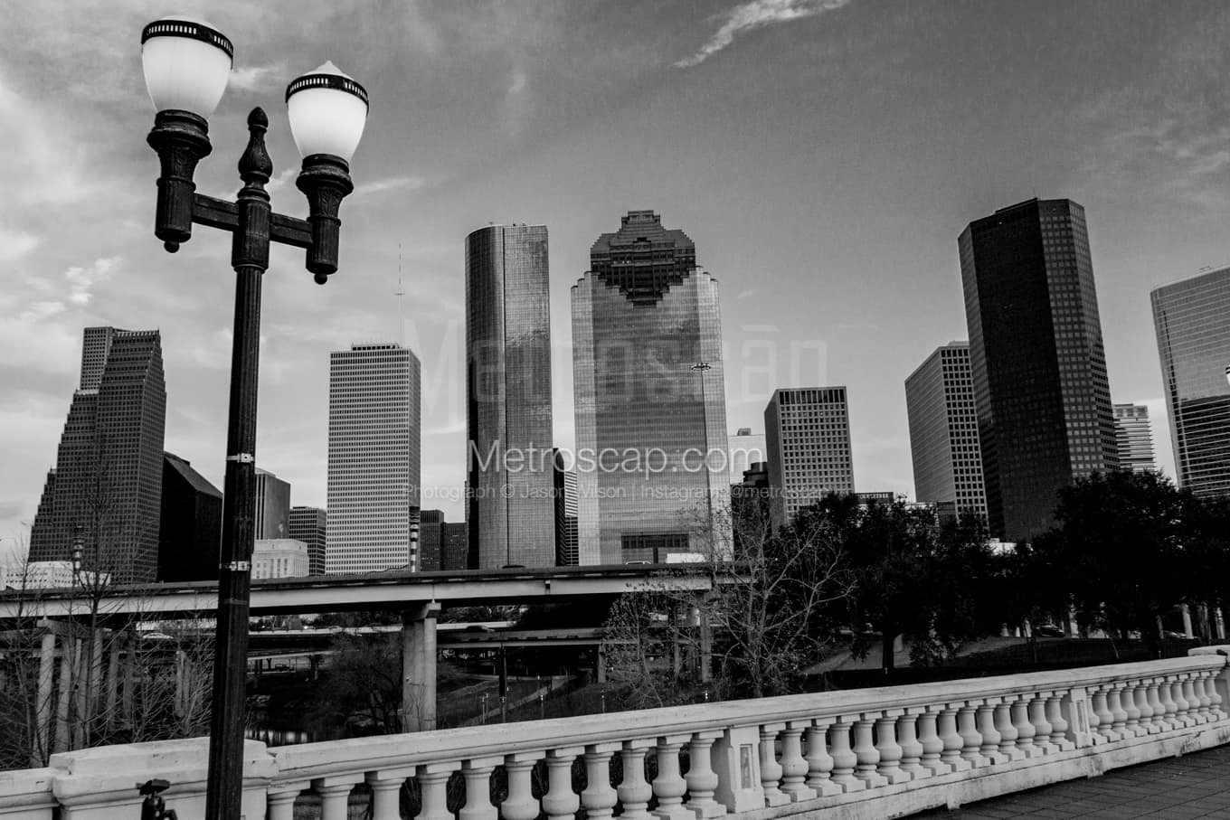 Black & White Houston Architecture Pictures