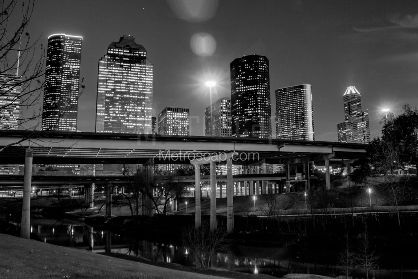 Black & White Houston Architecture Pictures