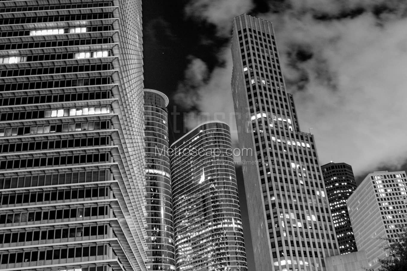 Black & White Houston Architecture Pictures