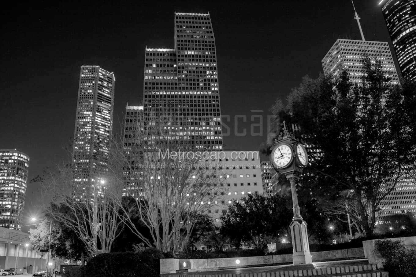 Black & White Houston Architecture Pictures