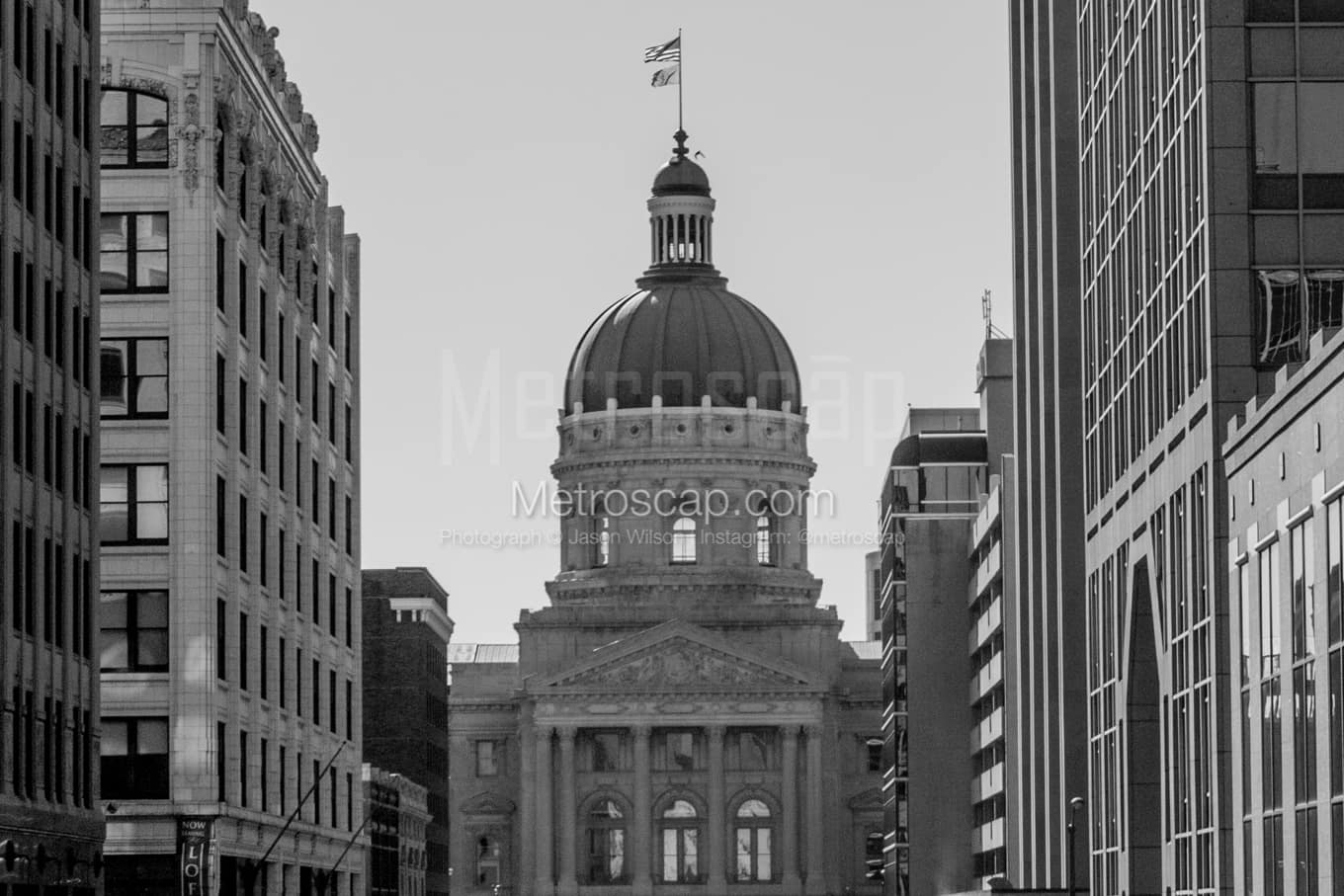 Black & White Indianapolis Architecture Pictures