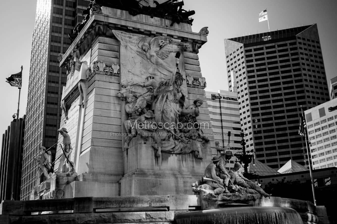 Black & White Indianapolis Architecture Pictures