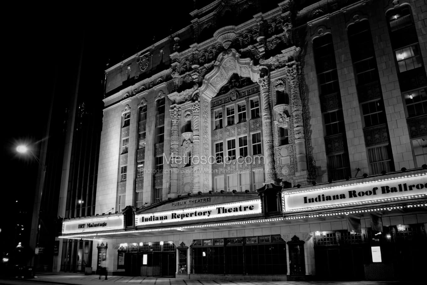 Black & White Indianapolis Architecture Pictures