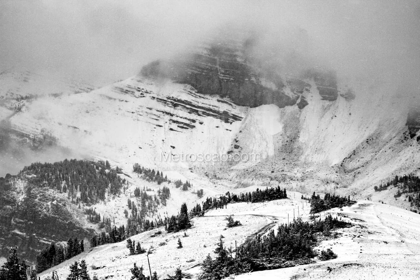 Black & White Jackson Hole Architecture Pictures